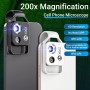 Minilupa 200x Clip Microscopio Led Smartphones Universal