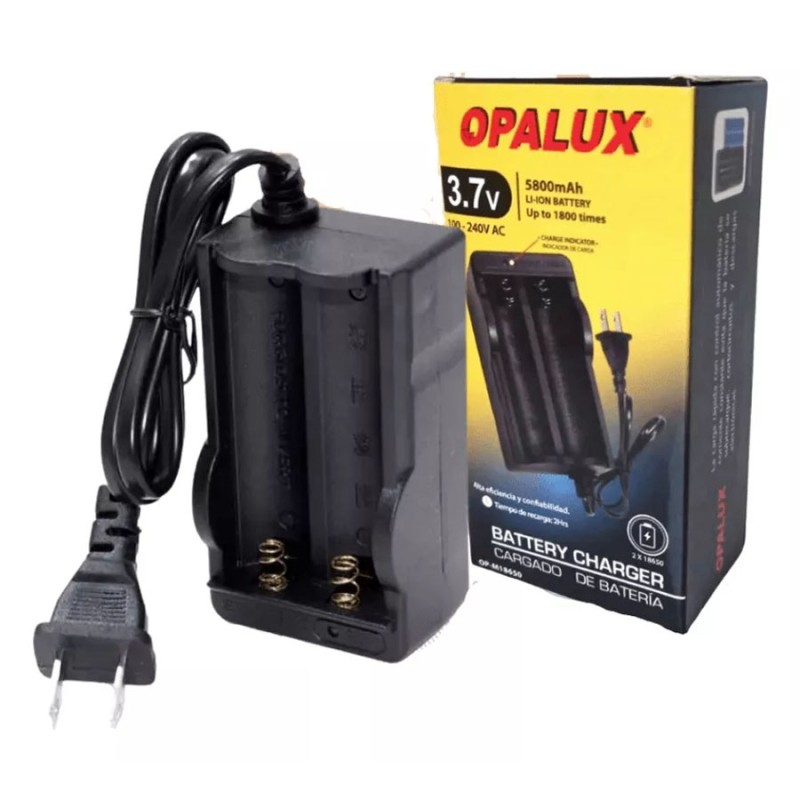 Cargador USB Rápido Para Pilas 18650 Y Otras De Litio - 2 Ranuras, Indicador LED, Protección Múltiple, Cable Incluido
