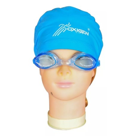 Lente De Natación + Gorra Lycra Oferta Verano