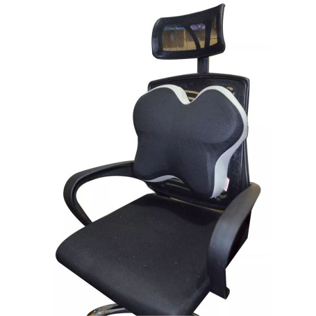 Soporte Lumbar Gel Frio Memoria Viscoelástica Carbonizado A1