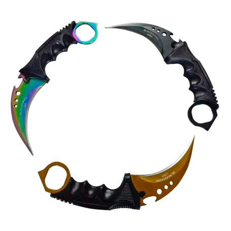 Cuchillo Combate Karambit Táctico Supervivencia - Abridor