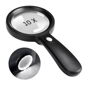 Lupa Genérica Zb-7790-12 De Mano 10x Con Luz