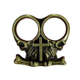 Manopla Nudillos Dos Dedos Grueso Defensa Personal