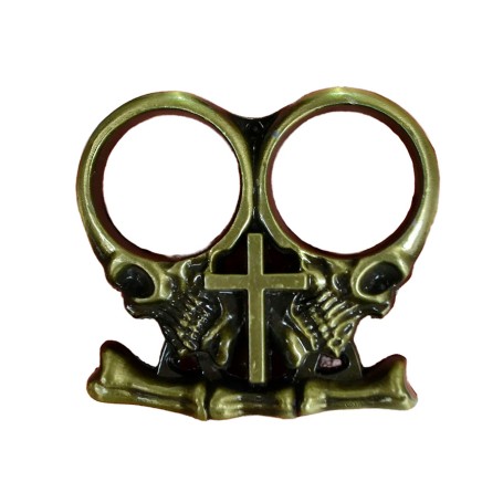 Manopla Nudillos Dos Dedos Grueso Defensa Personal