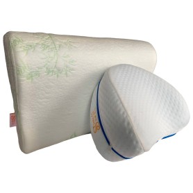Almohada Ortopédica Con Gel + Almohada De Rodillas Piernas