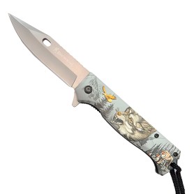 Cuchillo De Caza Plegable Pesca Trekking Campamento