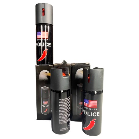 Gas Pimienta Paralizante Kit De 3 Un. Lacrimógeno Defensa
