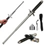 Vara Retráctil Rompe Vidrio Defensa Personal Grande 79 Cm A1