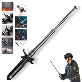 Vara Retráctil Para Defensa Personal Police Grande A-1