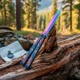 Mariposa Cuchillo Multicolor Navaja Defensa Beast Cs Trucos