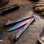 Mariposa Cuchillo Multicolor Navaja Defensa Beast Cs Trucos