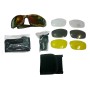 Lentes Tácticos Con 4 Lentes Intercambiables Deportes