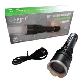 Linterna Cafini Cn-l683a Táctica Led 500 Lm Carga Usb