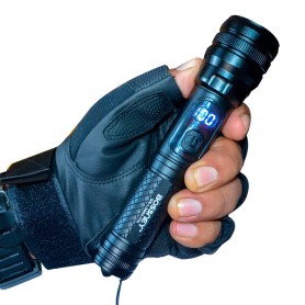 Linterna Con Indicador De Batería Digital Power Bank Potente