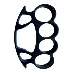 Manopla Para Defensa Personal Modelo Ovalado Negro