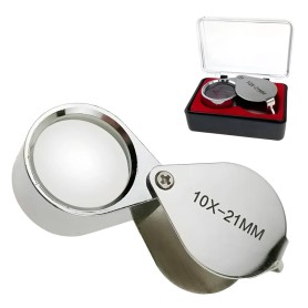 Lupa Genérica 10x De Bolsillo Para Joyas Y Minerales