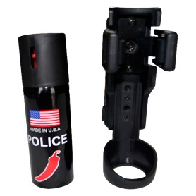 Gas Pimienta 60 Ml Defensa Personal + Porta Gas Táctico