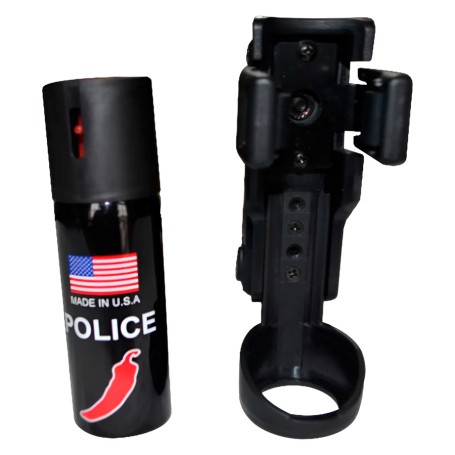 Gas Pimienta 60 Ml Defensa Personal + Porta Gas Táctico