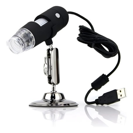 Microscopio Digital Usb 1000x 8 Led Cámara 2mp Fotos Graba