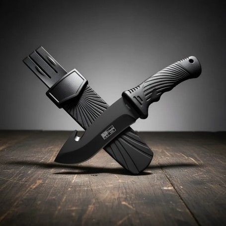Puñal Mediano Hoja De Gancho Camping Cuchillo Combate Caza