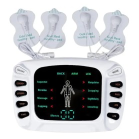 Blueidea Electro Estimulador + 4 Parches Digital Tens 30 Min