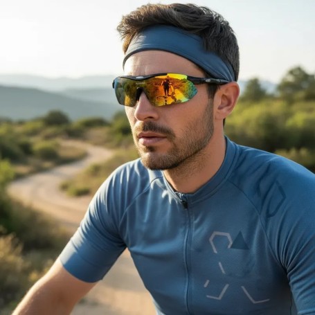 Lentes Tácticos 5 Lunas Intercambiables Ciclismo Trekking