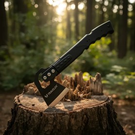 Hacha Táctica Multifunción C/clip Pedernal Cuchillo Serrucho