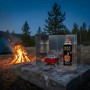 Mini Cocinilla Camping + Gas + Protector De Viento, Portatil
