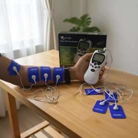 Electroestimulador Tens Digital Therapy Machine 8 Electrodos