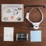 Lupa Visera De Cabeza Con Luz Led + 5 Lentes (1,2x-4,5x)