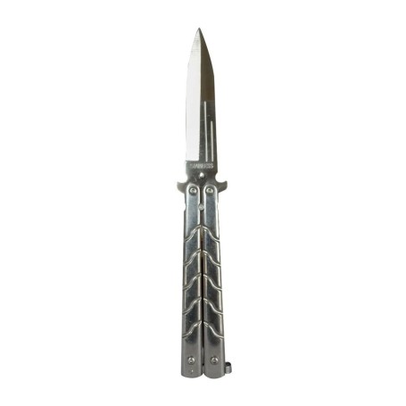 Navaja Mariposa Cromada C/ Clip Y Funda