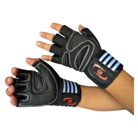 Mitones Guantes Ciclismo Bici Gym Pesas Con Muñequera