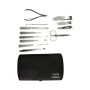 Set Manicure Pedicure 12 En 1 Kit Acero Alta Calidad Zinger