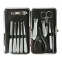 Set Manicure Pedicure 12 En 1 Kit Acero Alta Calidad Zinger