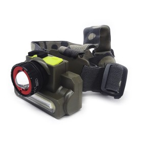 Linterna Led Cabeza Lampara Foco Vincha Cinta Deportes Pesca