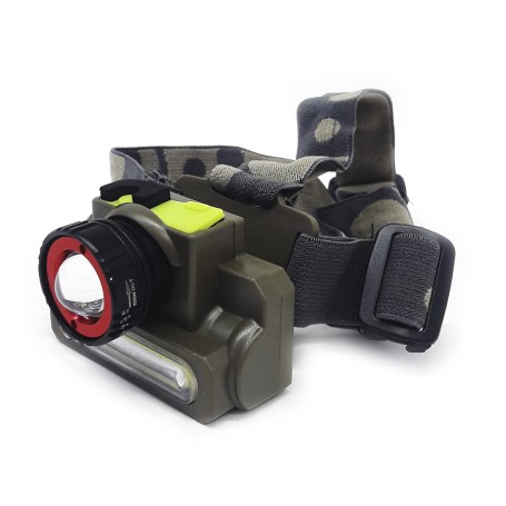 Linterna Led Cabeza Lampara Foco Vincha Cinta Deportes Pesca