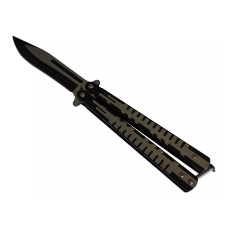 Cuchillo Mariposa Balisong Hoja Acero Buen Peso