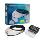 Lupa Visera De Cabeza Luz Led 5 Lentes Profesional